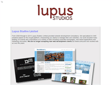 Tablet Screenshot of lupusstudios.com